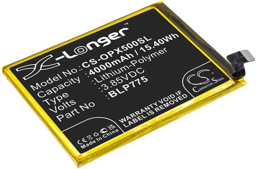 Batteri til Oppo BLP775 4000 mAh
