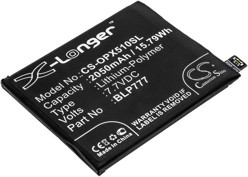 Batteri til Oppo BLP777 2050 mAh