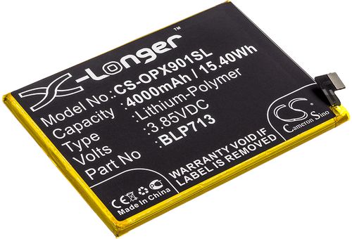 Batteri til Oppo BLP713 4000 mAh