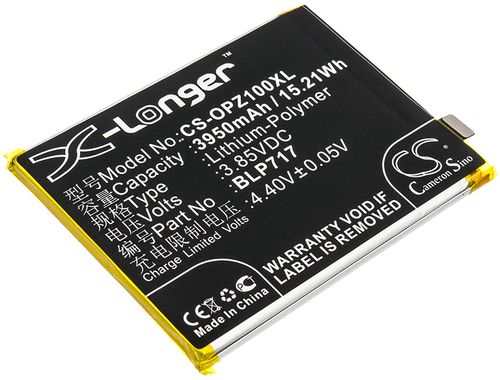 Batteri til Oppo BLP717 3950 mAh