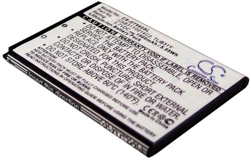 Batteri til Alcatel CAB31Y0014C2,TLiB31Y,CAB31Y0008C2 1500 mAh