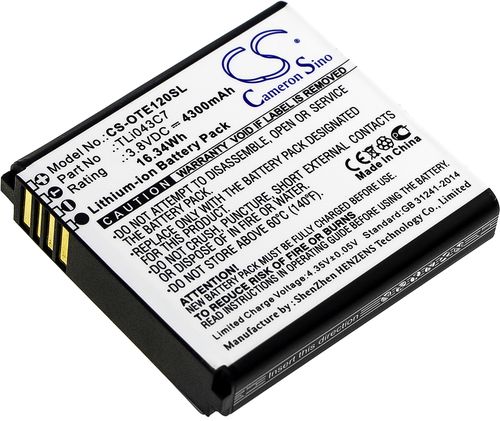 Batteri til Alcatel TLi043C7 4300 mAh