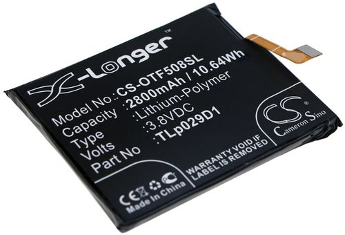 Batteri til Vodafone TLp029D1 2800 mAh