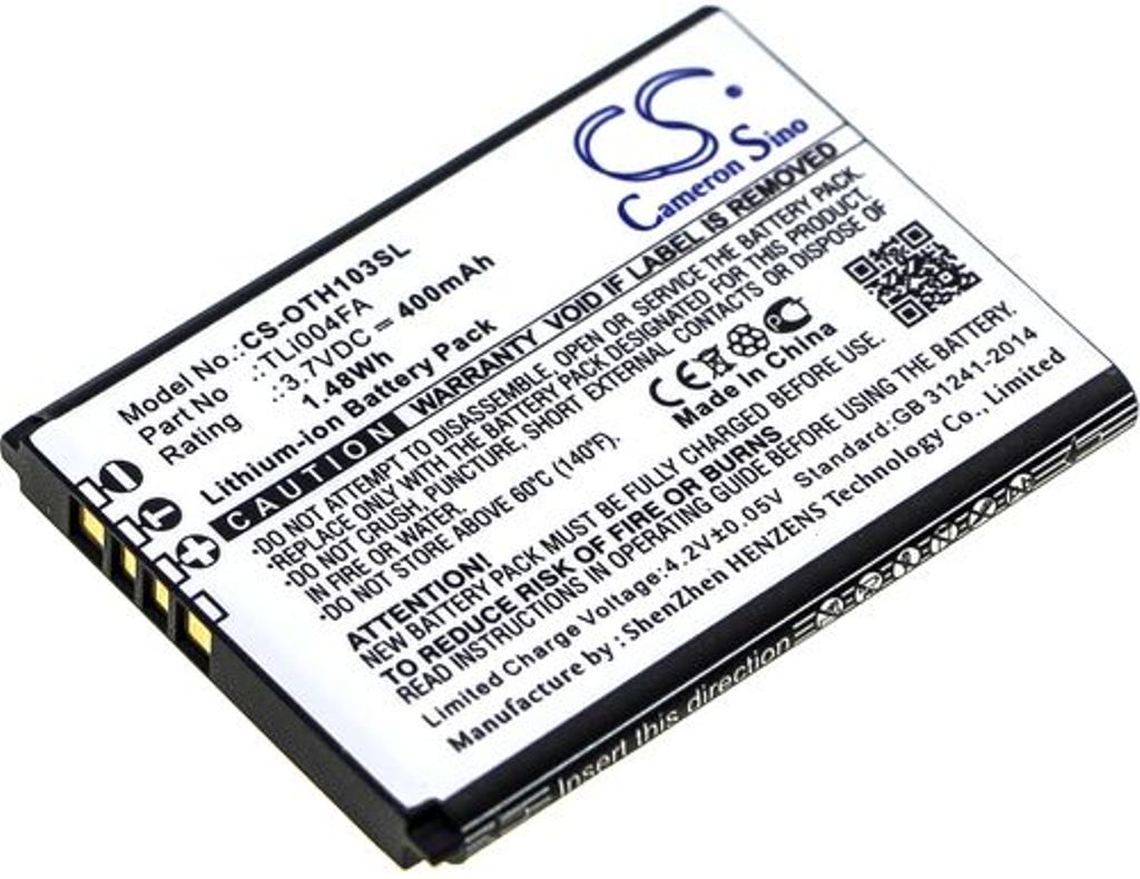 Batteri til Alcatel TLi004FA 400 mAh