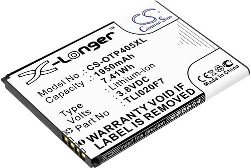 Batteri til Alcatel TLI020F7 1950 mAh