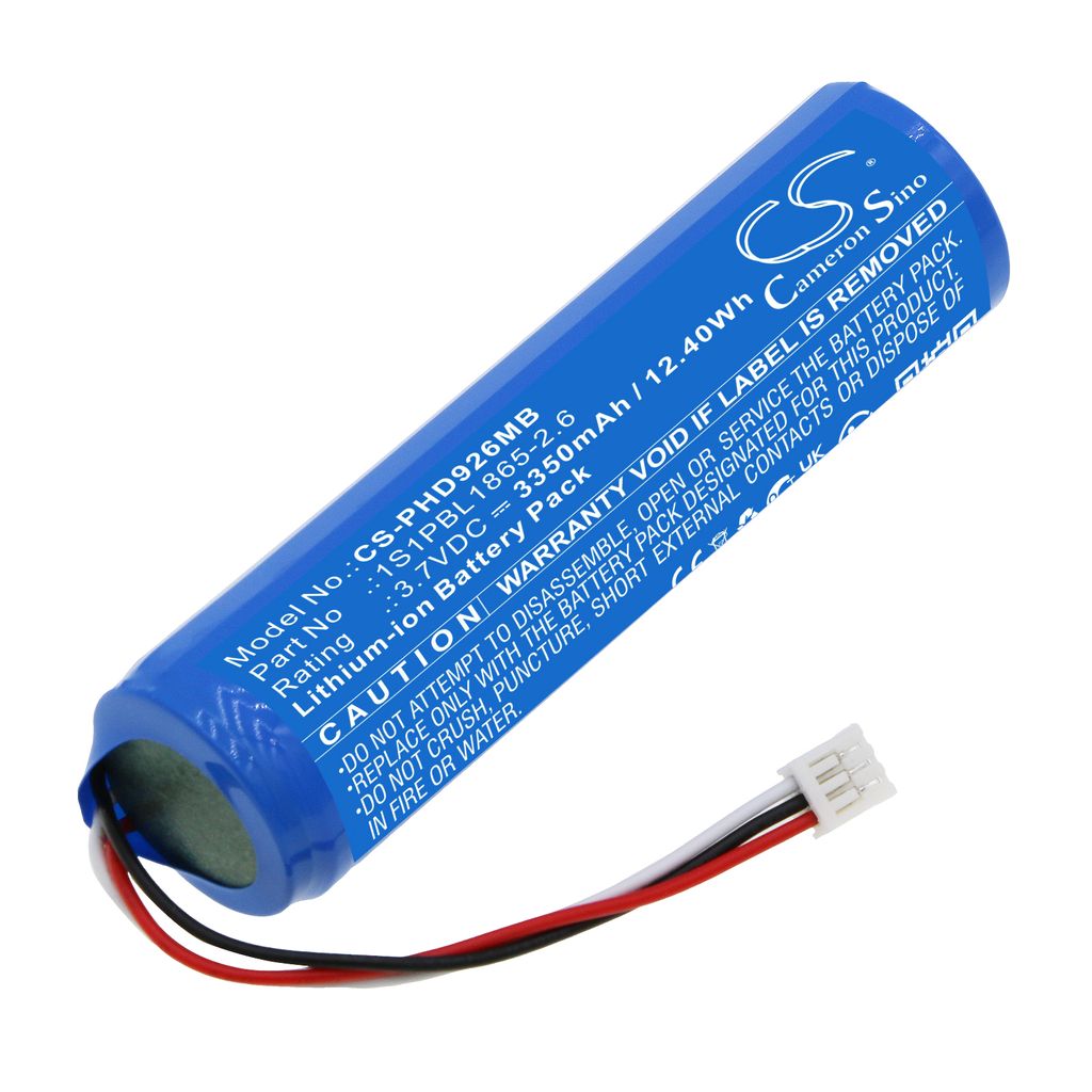 Batteri til Philips 1S1PBL1865-2.6 3350 mAh