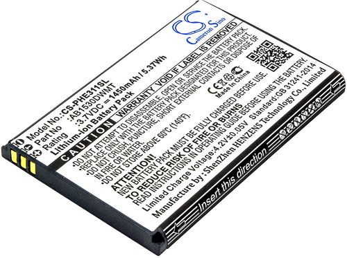 Batteri til Philips AB1530DWMT 1450 mAh