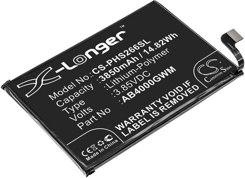 Batteri til Philips AB4000GWM 3850 mAh