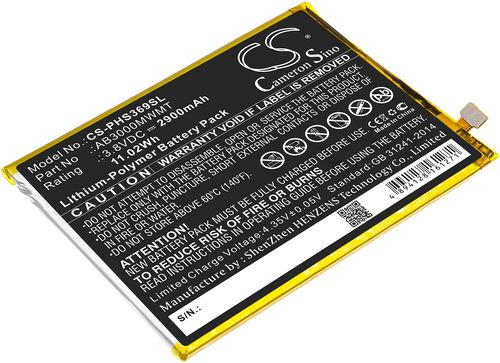 Batteri til Philips AB3000MWMT 2900 mAh