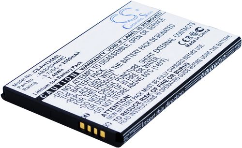 Batteri til Philips AB2000HWMC 2000 mAh