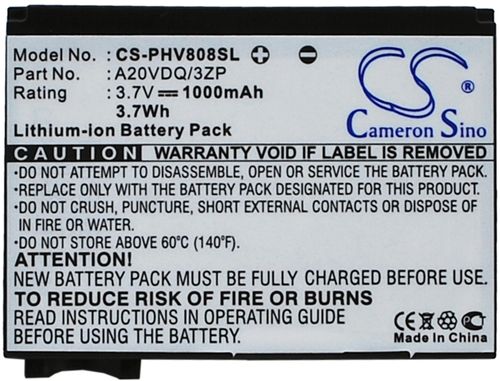 Batteri til Philips A20VDQ/3ZP 1000 mAh