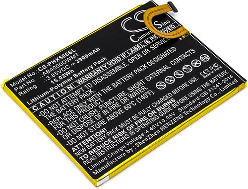 Batteri til Philips AB4000DWMT,AB4000DWMV 3900 mAh