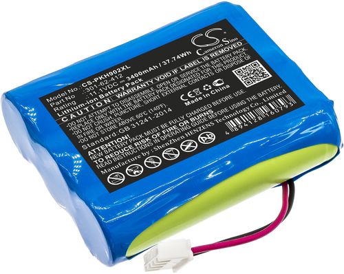 Batteri til Peaktech 301-62-412 3400 mAh