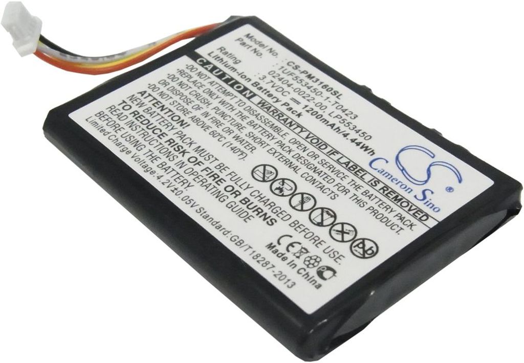 Batteri til Flip 1UF553450-1-T0423,02404-0019-00,02404-0022-00,LP553450 (1200mAh)