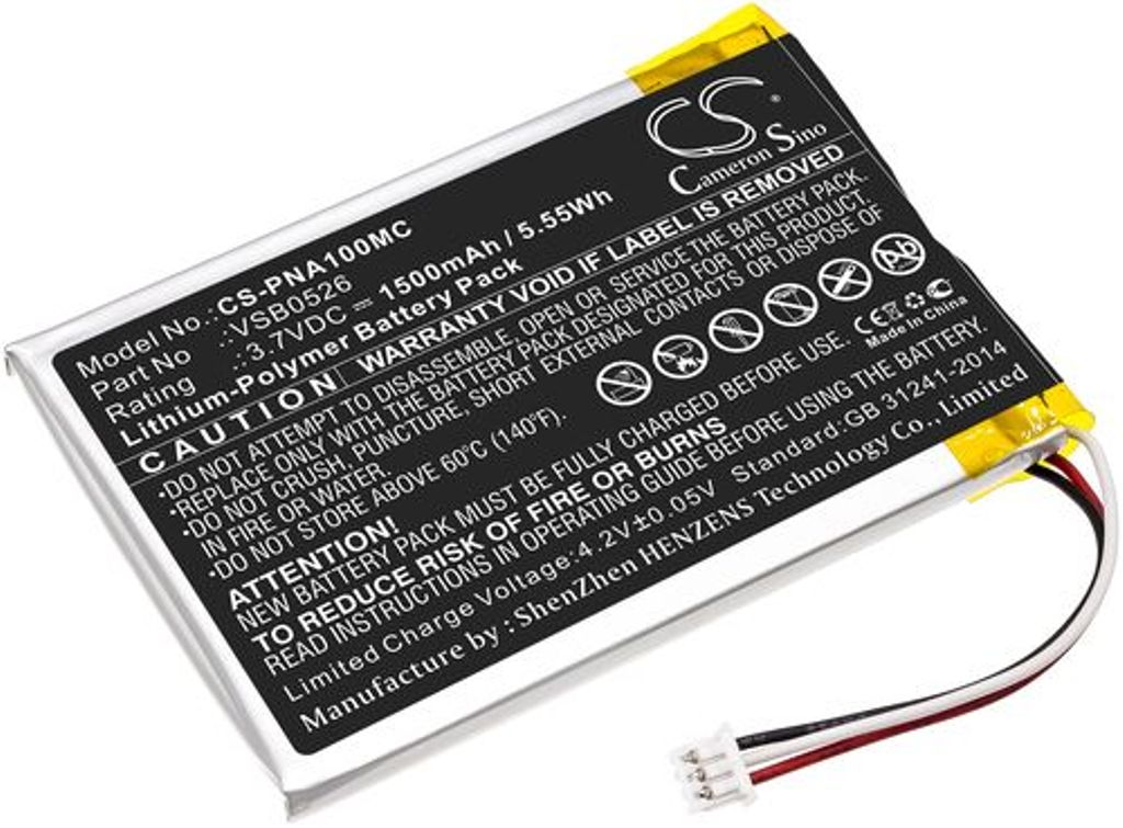 Batteri til Panasonic VSB0526 (1500mAh)