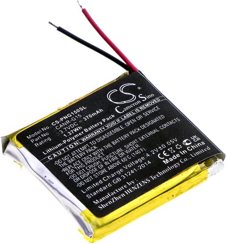 Batteri til Plutour CANR-G15 370 mAh