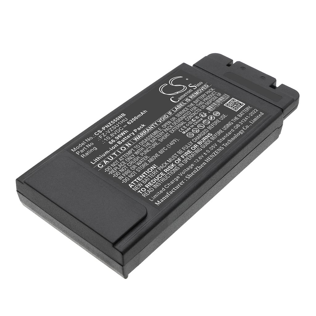 Batteri til Panasonic FZ-VSD55151W,FZ-VZSU1HU 6200 mAh