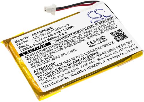Batteri til Sony 1-756-769-11,LIS1382(J),8704A41918 680 mAh
