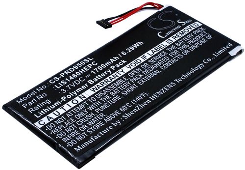 Batteri til Sony LIS1460HEPC,LIS1460HEPC(SY6),1-853-020-11 1700 mAh