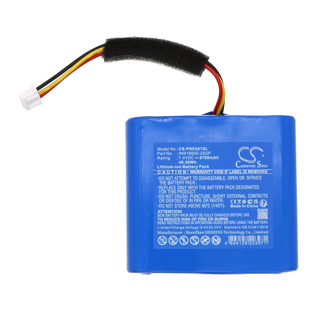 Batteri til Philips INR18650-2S2P 6700 mAh