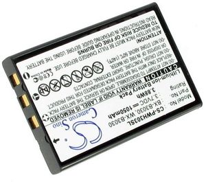 Batteri til Panasonic BX-B3030,WX-B3030,CE-3030,WX-B3030M 1050 mAh