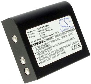 Batteri til Panasonic WX-C2020BAT,2020BAT,PA04940398 1500 mAh