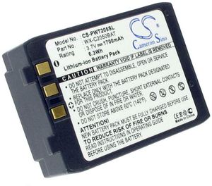 Batteri til Panasonic WX-C2050BAT,2050BAT,PA12110026,2051BAT 1700 mAh