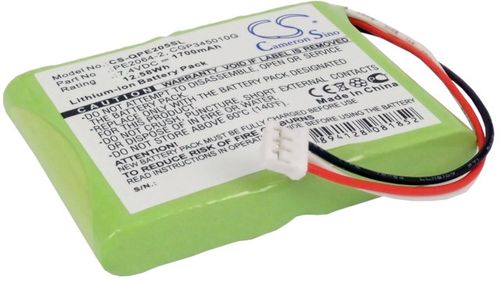 Batteri til Q-Sonic PE2064-2,CGP345010G 1700 mAh