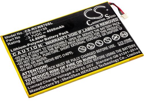 Batteri til RCA PT3090135 4000 mAh