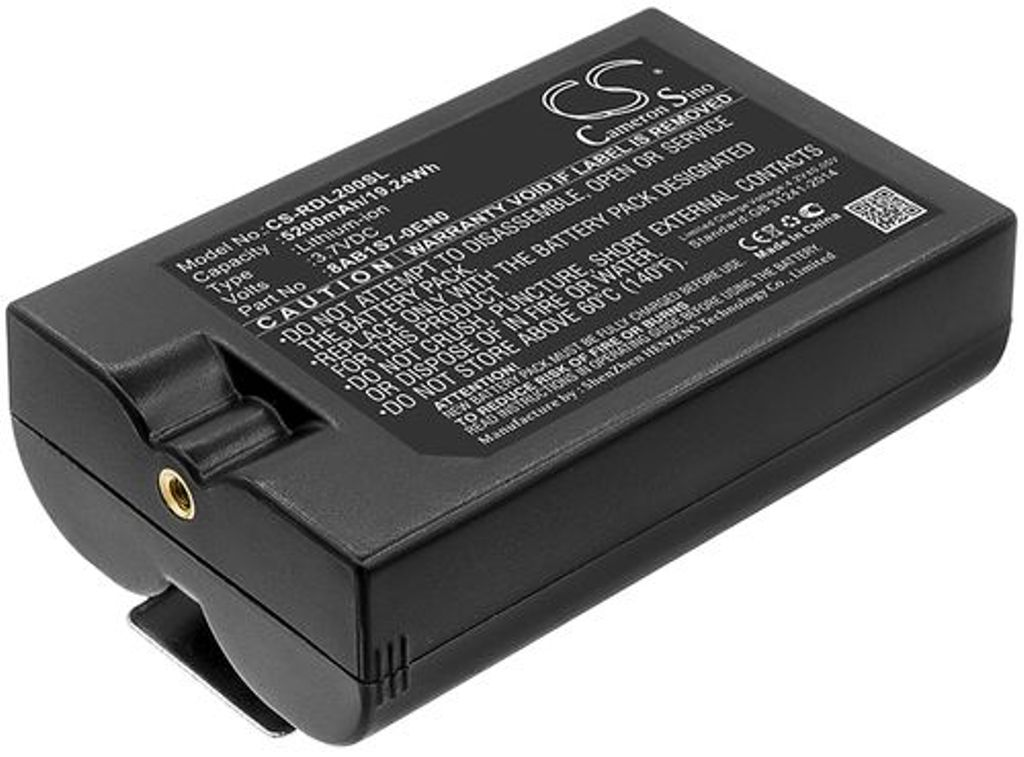 Batteri til Ring 8AB1S7-0EN0,V4,5AT3S3,5F53E9 5200 mAh