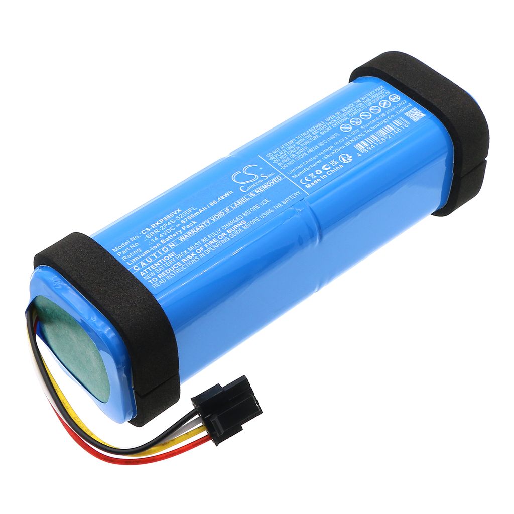 Batteri til Roborock BRR-2P4S-6400S, BRR-2P4S-6400SL,BRR-2P4S-5200FL,BRR-2P4S-5200SL,BRR-2P4S-5200SS,BRR-2P4S-6400D,BRR-2 6700 mAh
