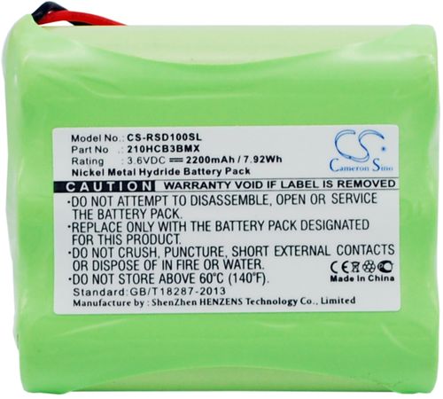 Batteri til Roberts 210HCB3BMX,GPRHC212B 2200 mAh