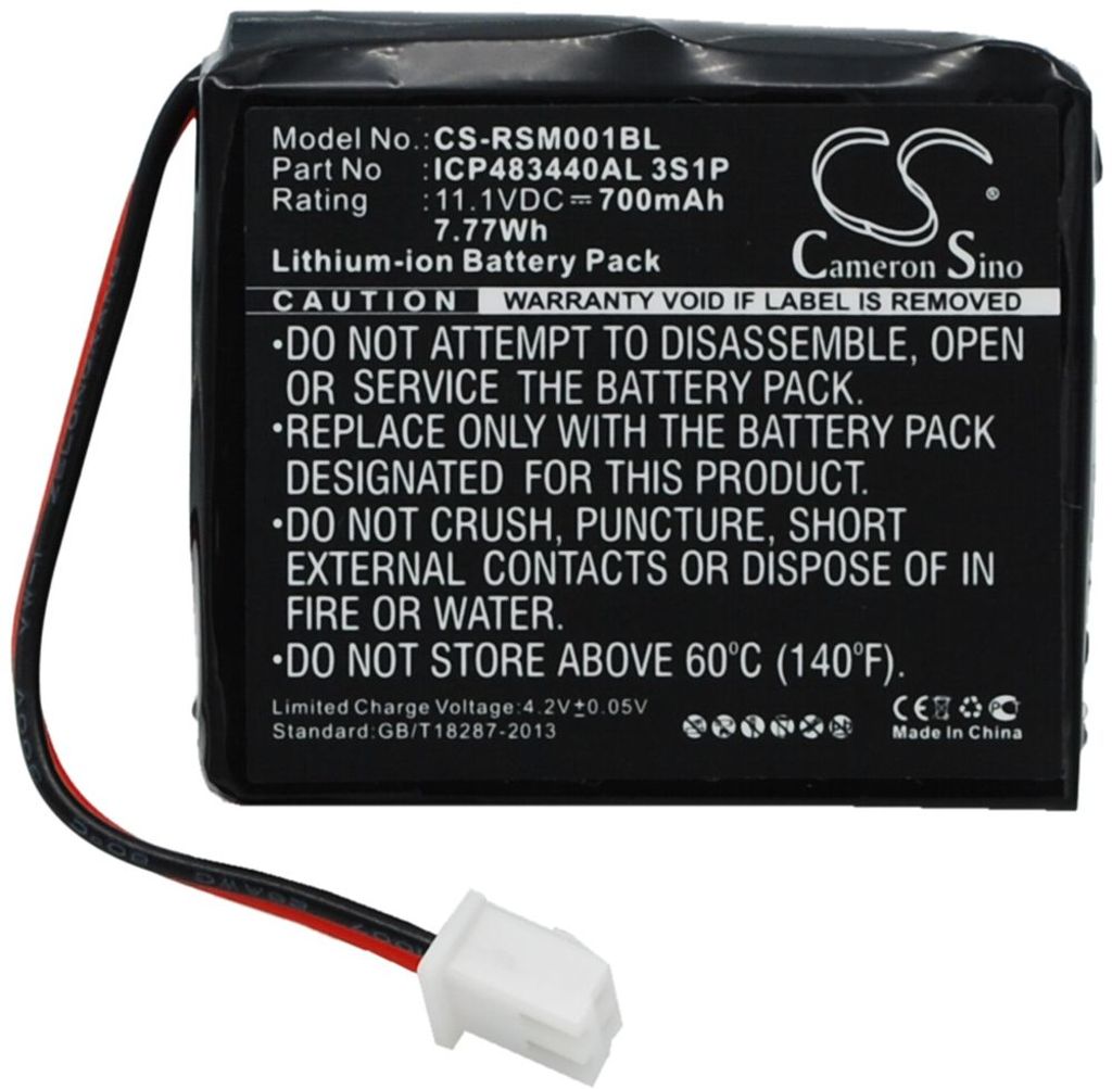 Batteri til Ratiotec ICP483440AL 3S1P,BO-JARL-79019 700 mAh