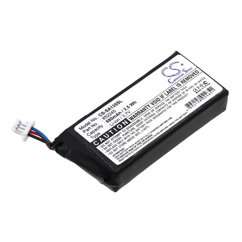 Batteri til Philips 852245 680 mAh