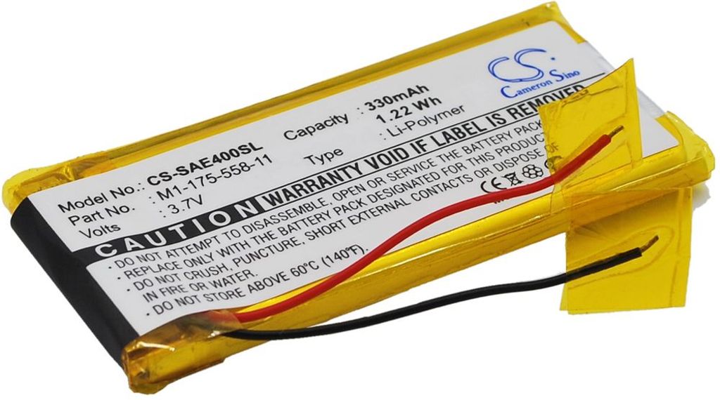 Batteri til Sony 1-175-558-11,MR11-2788 330 mAh