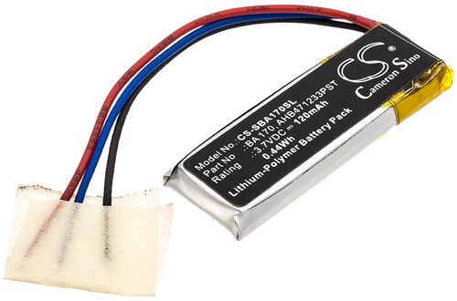 Batteri til Sennheiser BA 170,AHB471233PST 120 mAh