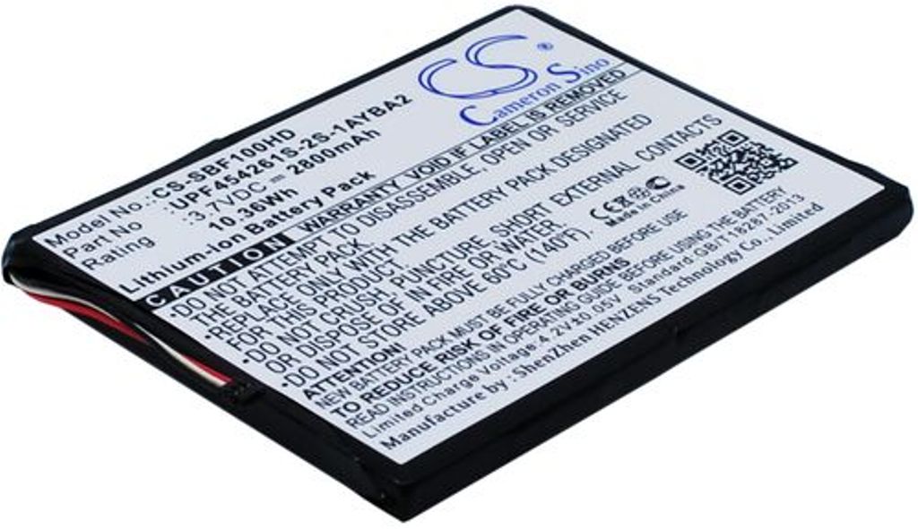 Batteri til Seagate UPF454261S-2S-1AYBA2 2800 mAh