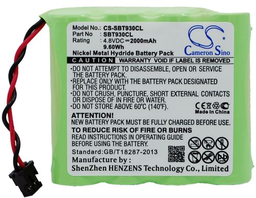 Batteri til Albrecht 2000 mAh