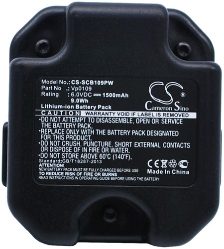 Batteri til SENCO VP0109,VP0108 1500 mAh