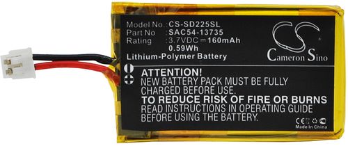 Batteri til SportDog SAC54-13735 160 mAh