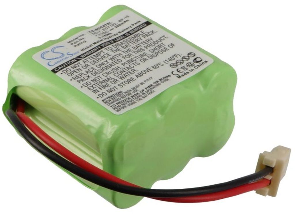 Batteri til Dogtra DC-7,EDT102,40AAAM6YMX,BP-15,BP15RT,37AAAM6YMX 300 mAh
