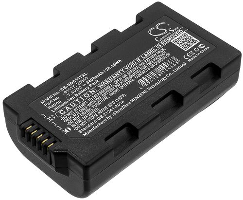 Batteri til Sokkia 61117,20545 3400 mAh