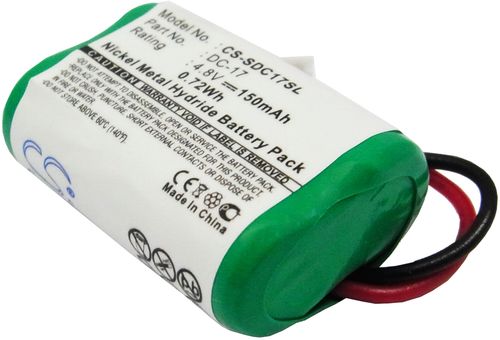 Batteri til SportDog DC-17,4SN-1/4AAA15H-H-JP1,DC-17_5,MH120AAAL4GC,650-058 150 mAh