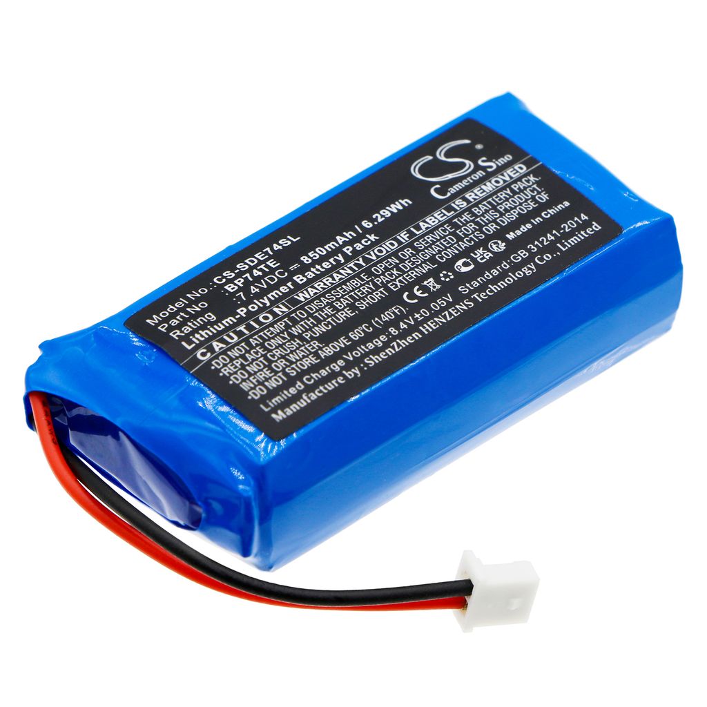 Batteri til Dogtra AE822448P8H,BP74TE,BP74TE3P 850 mAh