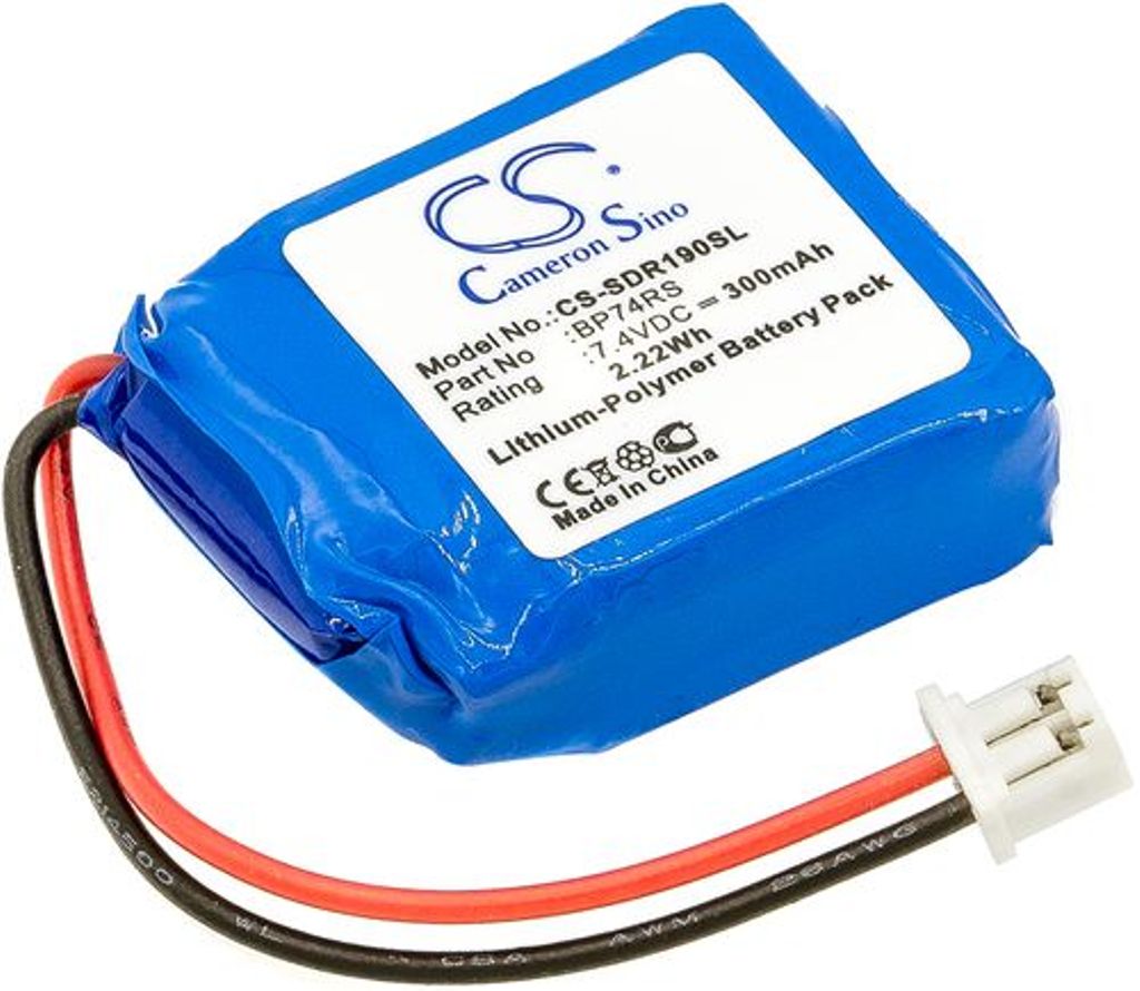 Batteri til Dogtra BP74RS,BP74RS3P 300 mAh