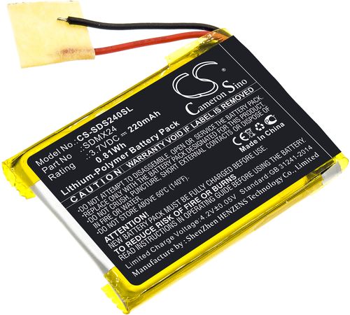 Batteri til SanDisk SDMX24 220 mAh