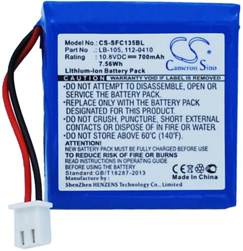 Batteri til Safescan LB-105,112-0410 700 mAh