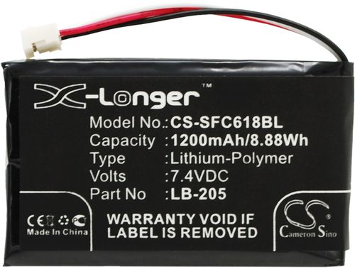 Batteri til Safescan LB-205,131-0477 1200 mAh