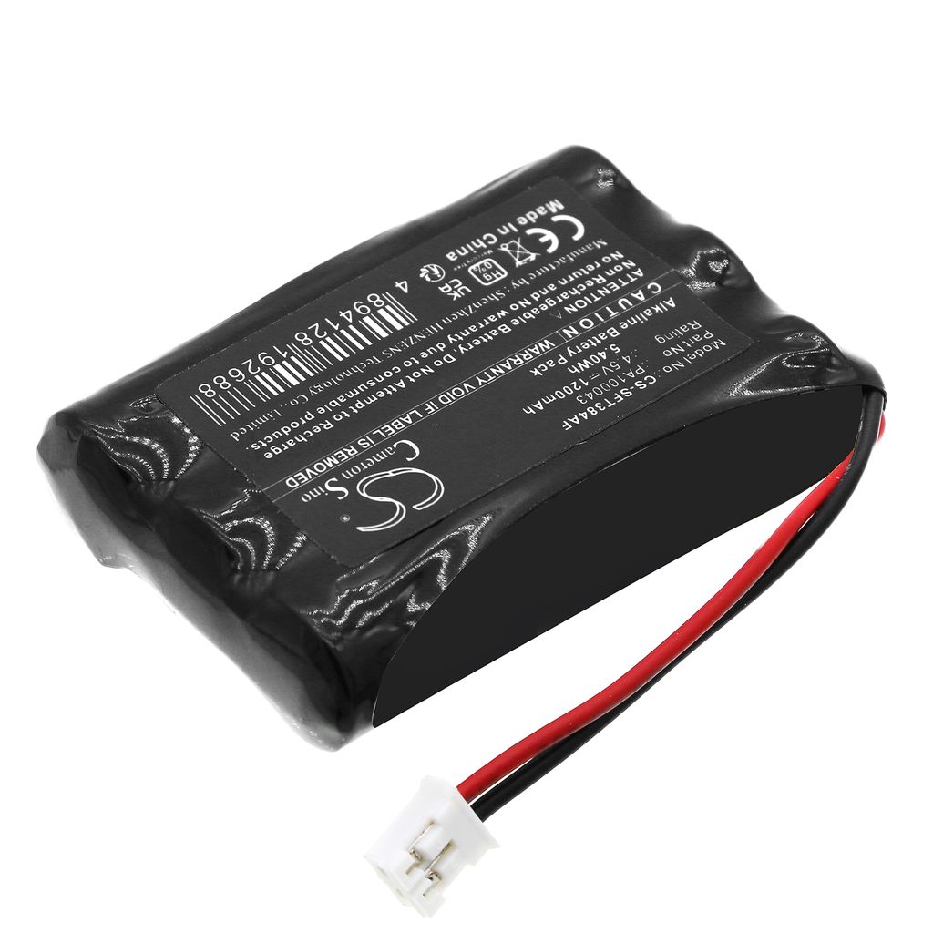 Batteri til Safe-O-Tronic 38400200,198182,PA100043 1200 mAh