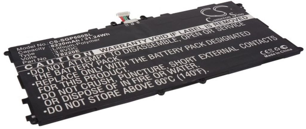 Batteri til Samsung AA1DA04WS/7-B,T8220E,AA1DA2WS/7-B,AAaD828oS/T-B,P11G2J-01-S01,T8220K,GH43-03998A 6600 mAh